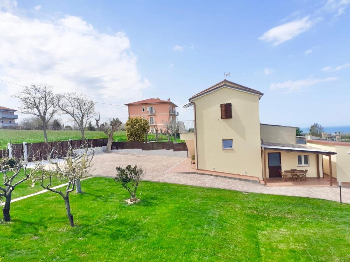 Casa Vacanze Con Vista Mare E Giardino - Amanecer 塞尼加利亚马尔佐卡 外观 照片